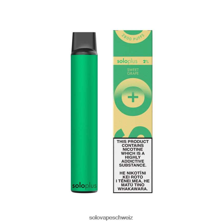 süße Traube Solo Plus Einweg-Vape-Paradies-Kollektion VXT6N240 | Solo Vape Zürich